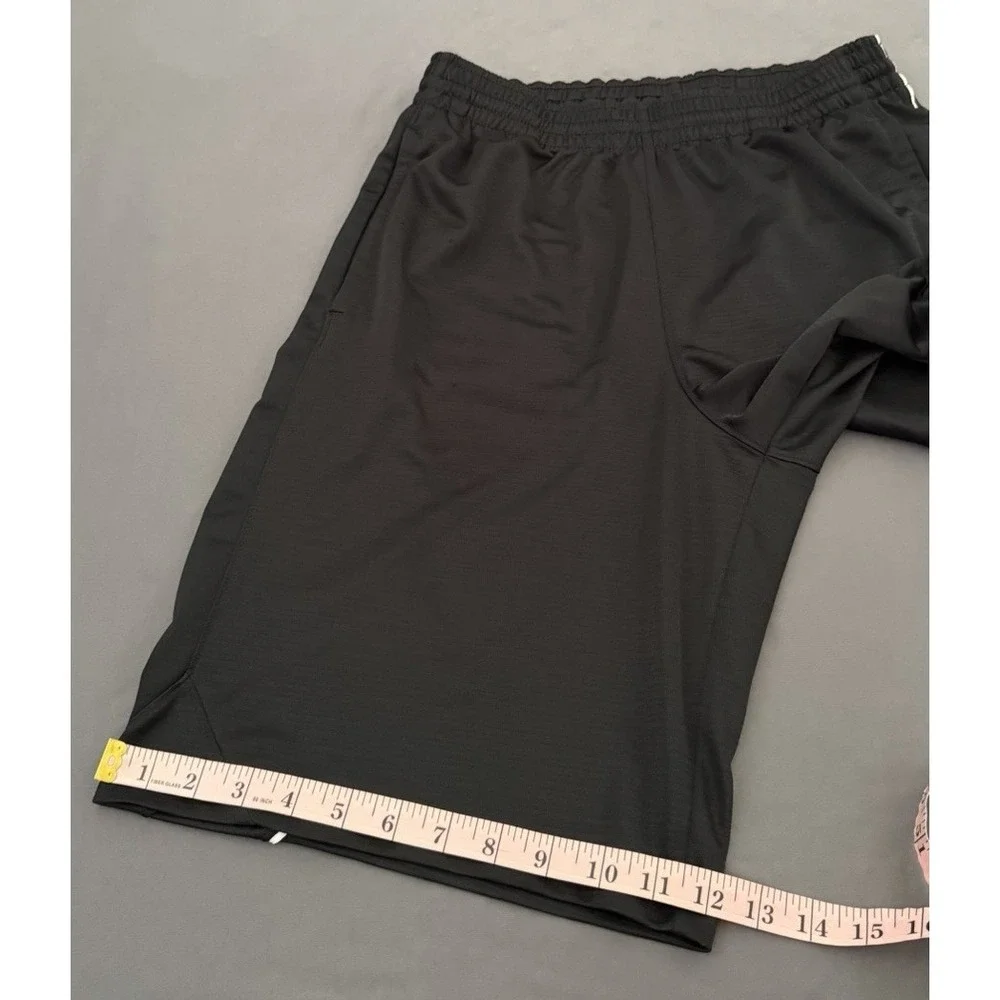 Nike Basketball Shorts Mens Size Small Black White Pockets Elastic Waist 405996